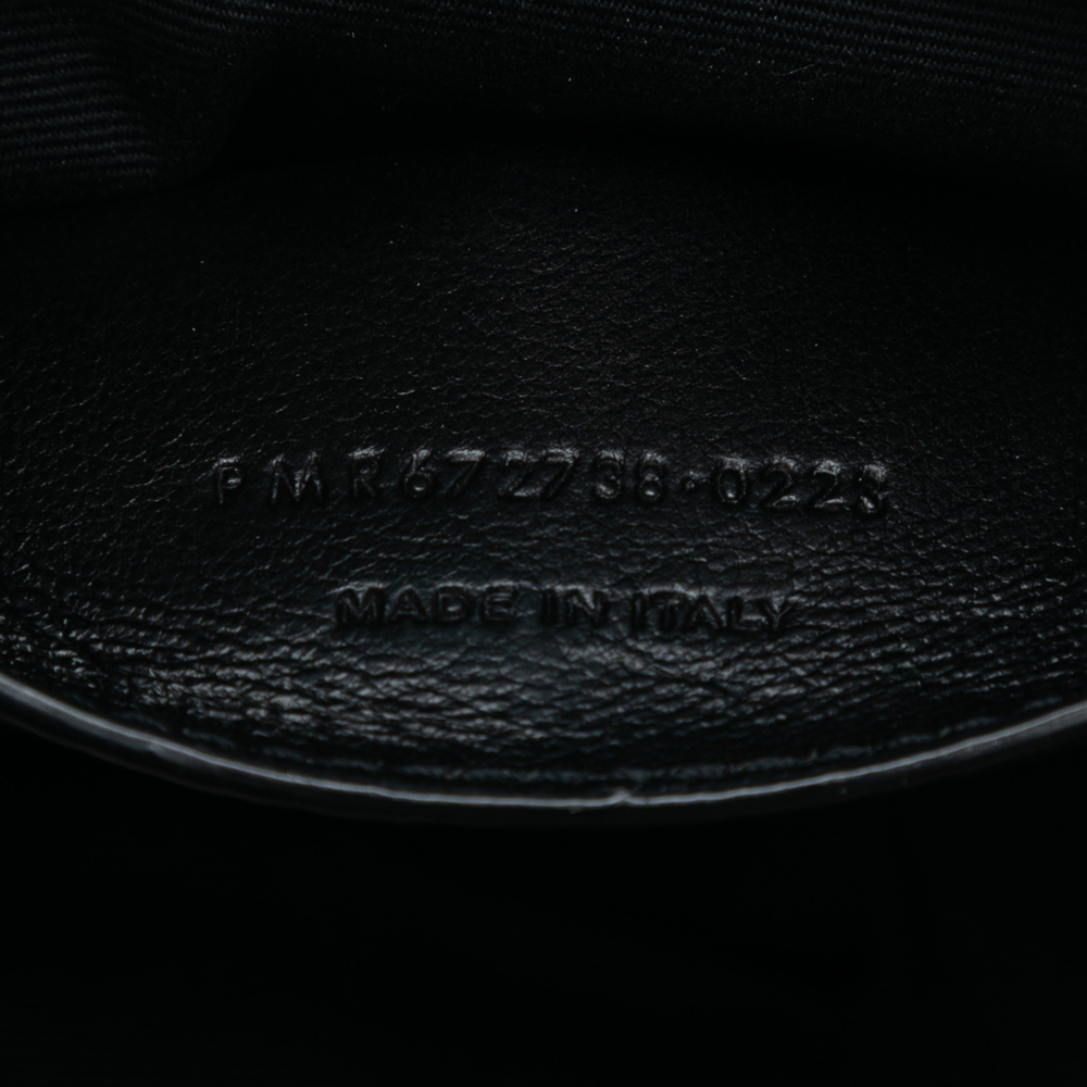 Pre-Loved Saint Laurent Mini Quilted Lambskin Monogram Nolita Bag - Picture 6 of 7